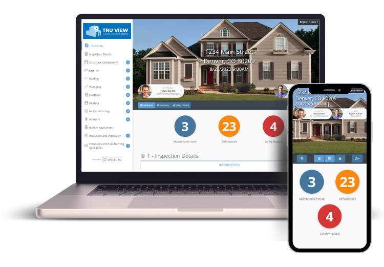 Our Spectora reports can be viewed on any device!